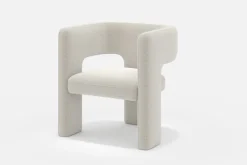 Clearance Paloma Bouclé Armchair, Snow Armchairs And Accent Chairs|Small Living Room Furniture