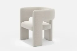 Clearance Paloma Bouclé Armchair, Snow Armchairs And Accent Chairs|Small Living Room Furniture