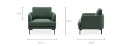 Clearance Pebble Armchair Armchairs And Accent Chairs
