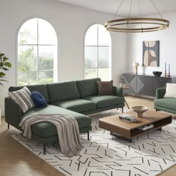 Fashion Pebble Chaise Sectional Sofa Sectional Sofas