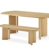 Outlet Posey Dining Table with Bench Set Dining Room Furniture Sets|Dining Room Sets