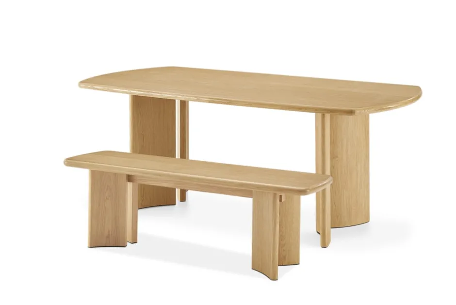 Outlet Posey Dining Table with Bench Set Dining Room Furniture Sets|Dining Room Sets