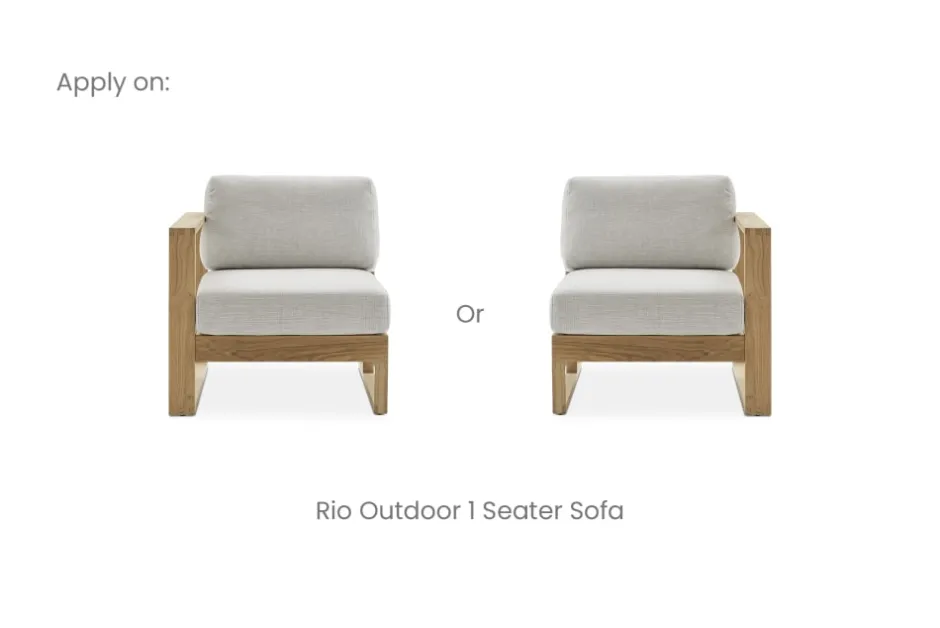 Hot Rio Outdoor 1 Seater Sofa Cover Outdoor Accessories