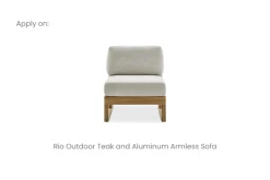 Fashion Rio Outdoor Armless Sofa Cover Outdoor Accessories