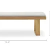 New Rio Outdoor Dining Bench Outdoor Chairs & Bar Stools|Benches
