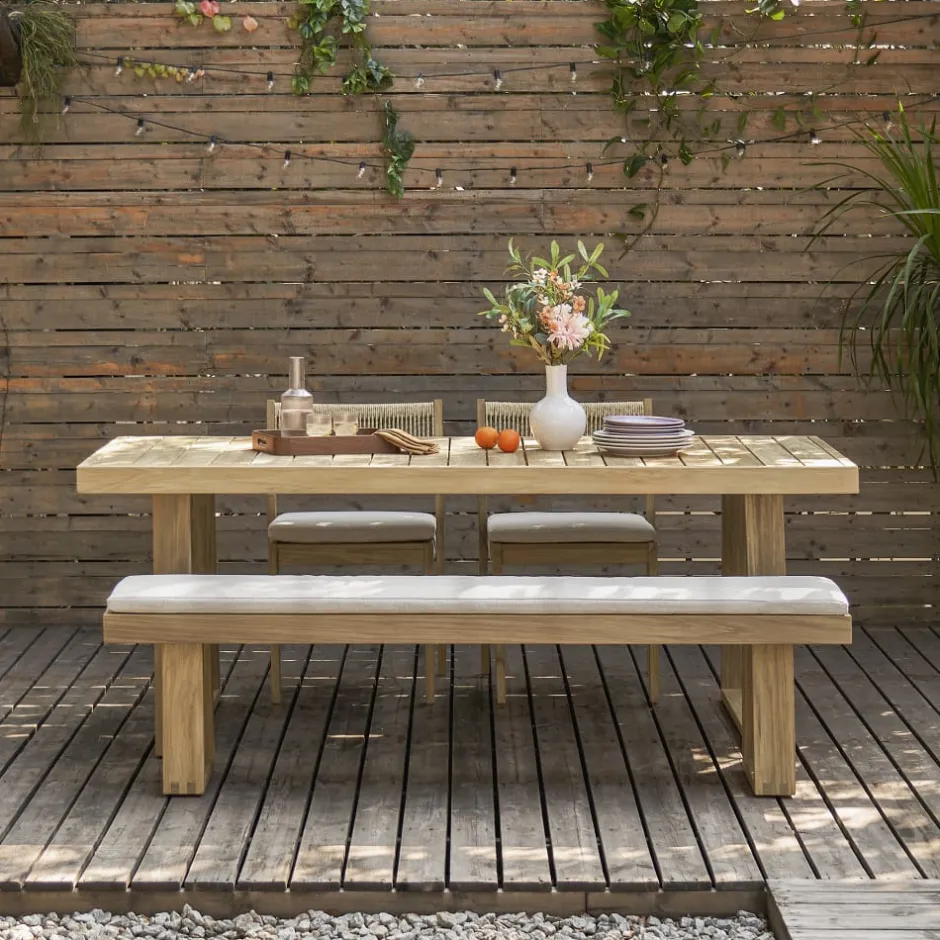 New Rio Outdoor Dining Bench Outdoor Chairs & Bar Stools|Benches