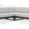 Discount Rio Outdoor L-Shape Sectional Sofa Outdoor Sofas