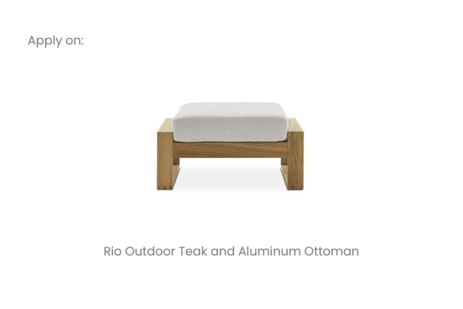 Clearance Rio Outdoor Ottoman Cover Outdoor Accessories