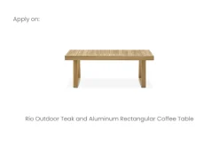 Fashion Rio Outdoor Rectangular Coffee Table Cover Outdoor Accessories