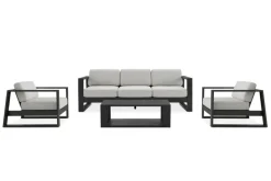 Outlet Rio Outdoor Sofa, 2 Lounge Chairs & Table Set Outdoor Furniture Sets|Outdoor Furniture Sets