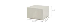 Sale Rio Outdoor Square Box Side Table Cover Outdoor Accessories|Small Outdoor Furniture