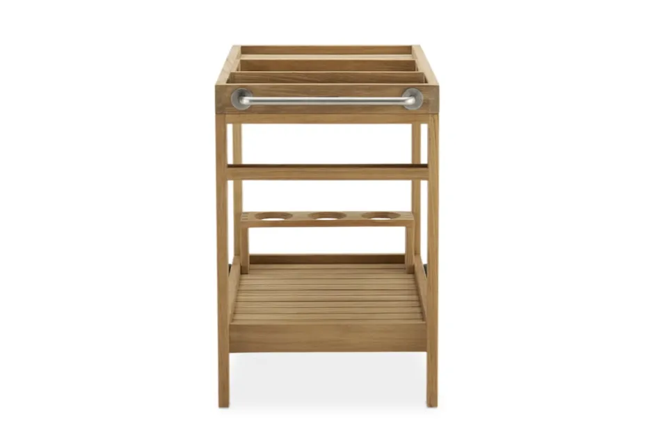 Discount Rio Outdoor Teak Bar Cart Sideboards & Buffet Cabinets