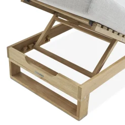 Fashion Rio Outdoor Teak Chaise Lounge Outdoor Lounge Chairs
