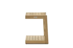 New Rio Outdoor Teak C-Side Table Small Outdoor Furniture|Outdoor Coffee & Side Tables