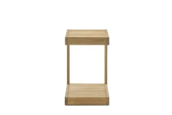 New Rio Outdoor Teak C-Side Table Small Outdoor Furniture|Outdoor Coffee & Side Tables