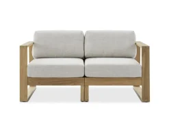 Outlet Rio Outdoor Teak Loveseat Outdoor Sofas