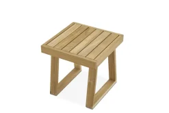 Clearance Rio Outdoor Teak Square Side Table Small Outdoor Furniture|Outdoor Coffee & Side Tables