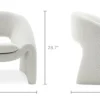 Fashion Sacha Performance Bouclé Armchair Armchairs And Accent Chairs