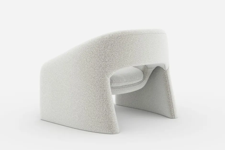 Fashion Sacha Performance Bouclé Armchair Armchairs And Accent Chairs