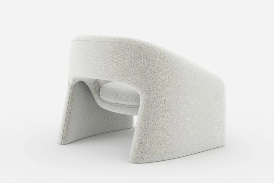 Fashion Sacha Performance Bouclé Armchair Armchairs And Accent Chairs