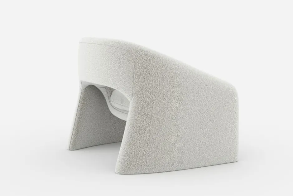 Fashion Sacha Performance Bouclé Armchair Armchairs And Accent Chairs
