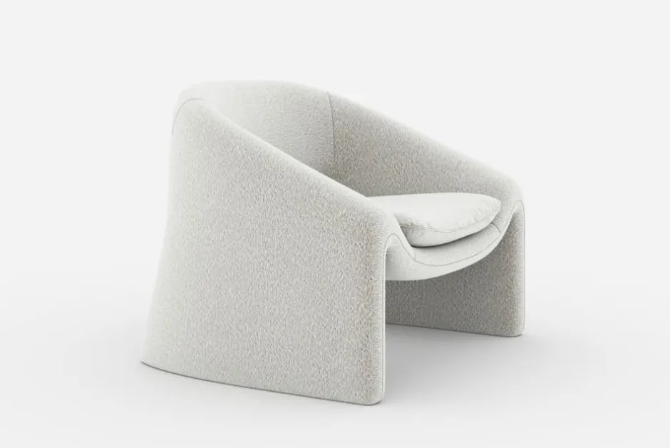 Fashion Sacha Performance Bouclé Armchair Armchairs And Accent Chairs