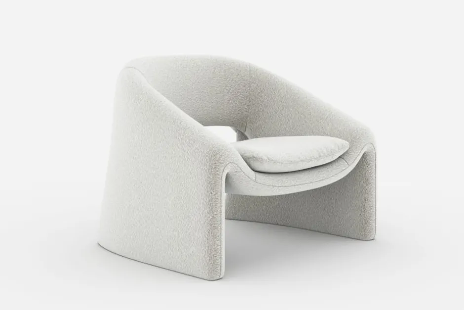 Fashion Sacha Performance Bouclé Armchair Armchairs And Accent Chairs