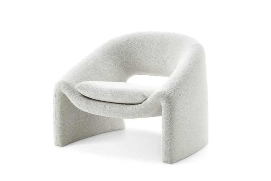 Fashion Sacha Performance Bouclé Armchair Armchairs And Accent Chairs