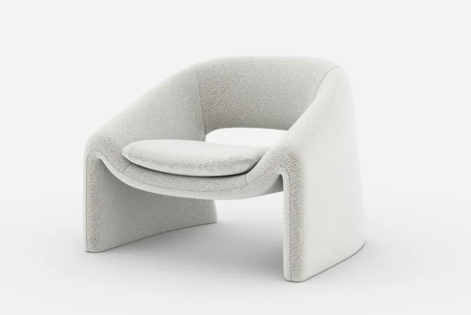 Fashion Sacha Performance Bouclé Armchair Armchairs And Accent Chairs