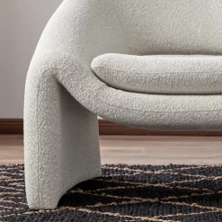 Fashion Sacha Performance Bouclé Armchair Armchairs And Accent Chairs