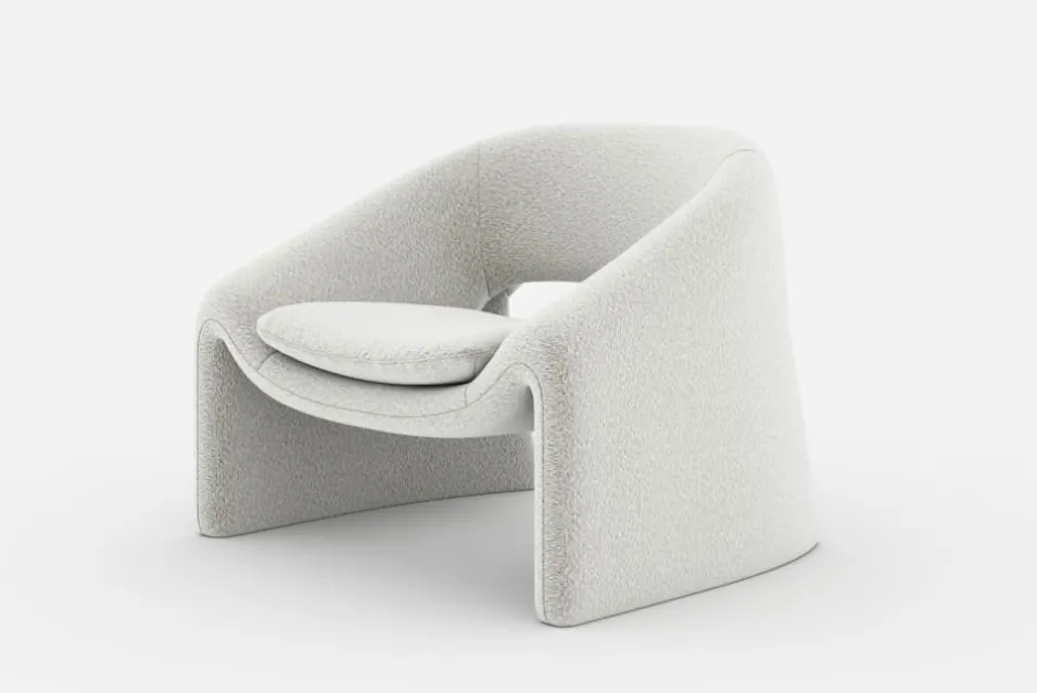 Fashion Sacha Performance Bouclé Armchair Armchairs And Accent Chairs