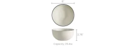 Online Sandy Cereal Bowls, Set of 4 Tableware|Small Dining Room Furniture