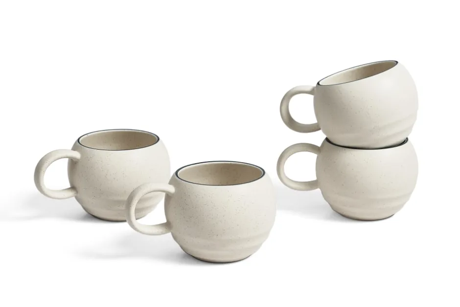 New Sandy Mugs, Set of 4 Tableware|Small Dining Room Furniture