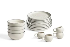 Fashion Sandy 16-Piece Dinnerware Set Tableware