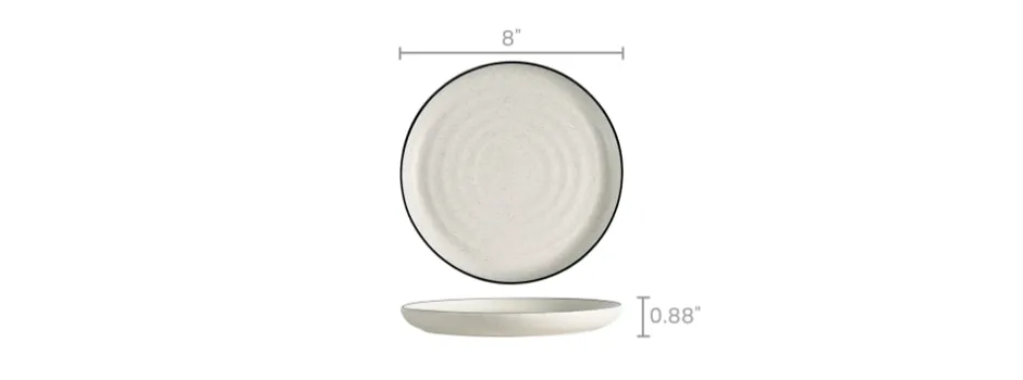 New Sandy Salad Plates, Set of 4 Tableware|Small Dining Room Furniture