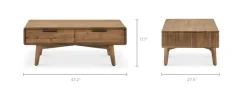 Outlet Seb Coffee Table with Storage Coffee Tables