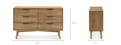 Fashion Seb 6-Drawer Dresser Dressers & Chest Of Drawers|Dressers & Chest Of Drawers
