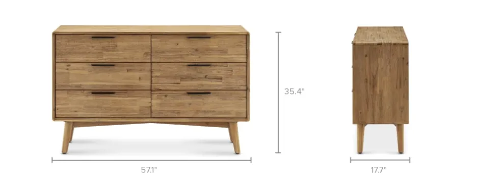 Fashion Seb 6-Drawer Dresser Dressers & Chest Of Drawers|Dressers & Chest Of Drawers