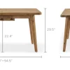 New Seb Extendable Dining Table, 74.8"-94.5" Dining Tables