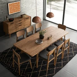 New Seb Extendable Dining Table, 74.8"-94.5" Dining Tables