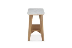 New Seb Marble Side Table Nightstands & Bedside Tables|Side Tables