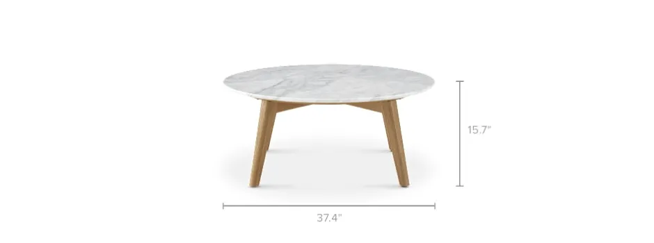 Best Seb Round Marble Coffee Table Coffee Tables|Small Living Room Furniture