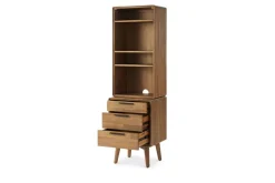Fashion Seb Side Console with Hutch Small Space Storage|Shelves & Bookcases