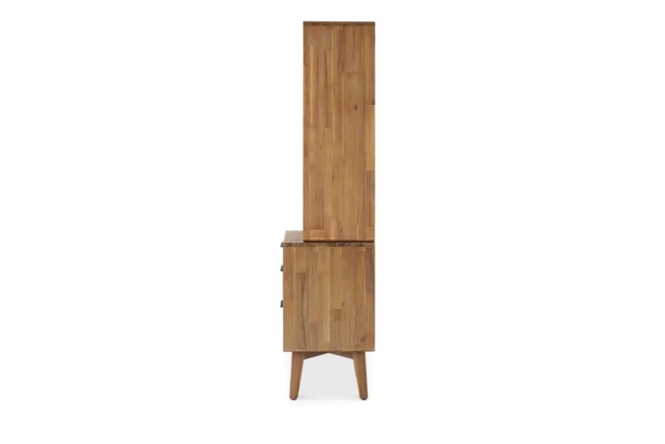 Fashion Seb Side Console with Hutch Small Space Storage|Shelves & Bookcases