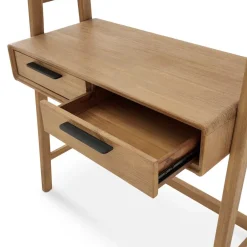 New Seb Wall Desk with Bookshelf Set Shelves & Bookcases