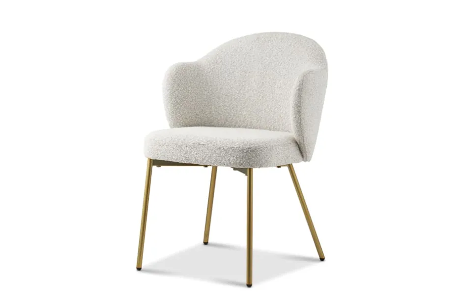Outlet Simone Performance Bouclé Chair Dining Chairs