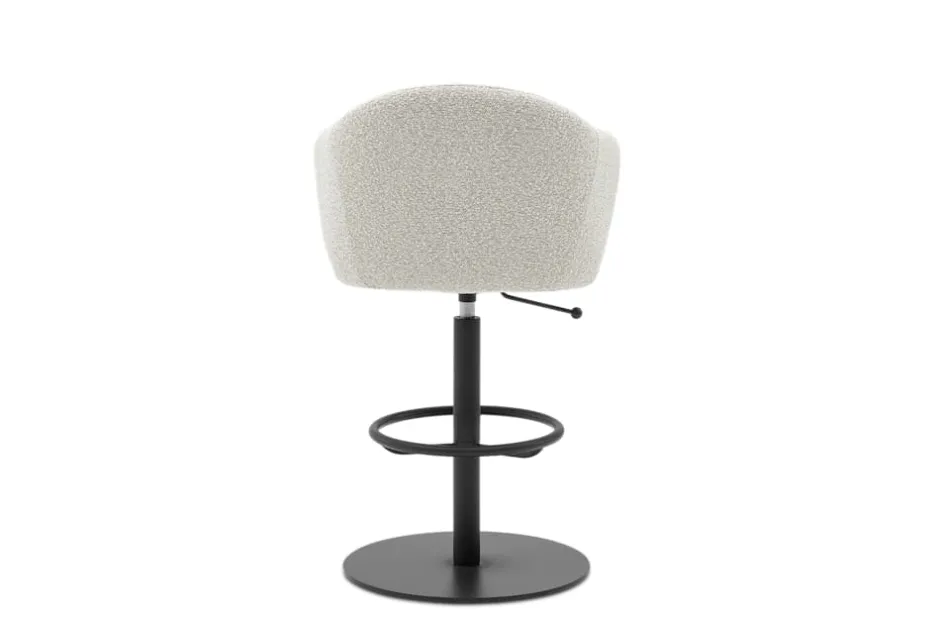 Best Simone Performance Bouclé Counter Stool, Matt Black Stools & Bar Stools