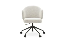 Best Simone Performance Bouclé Office Chair, Matte Black Office Chairs