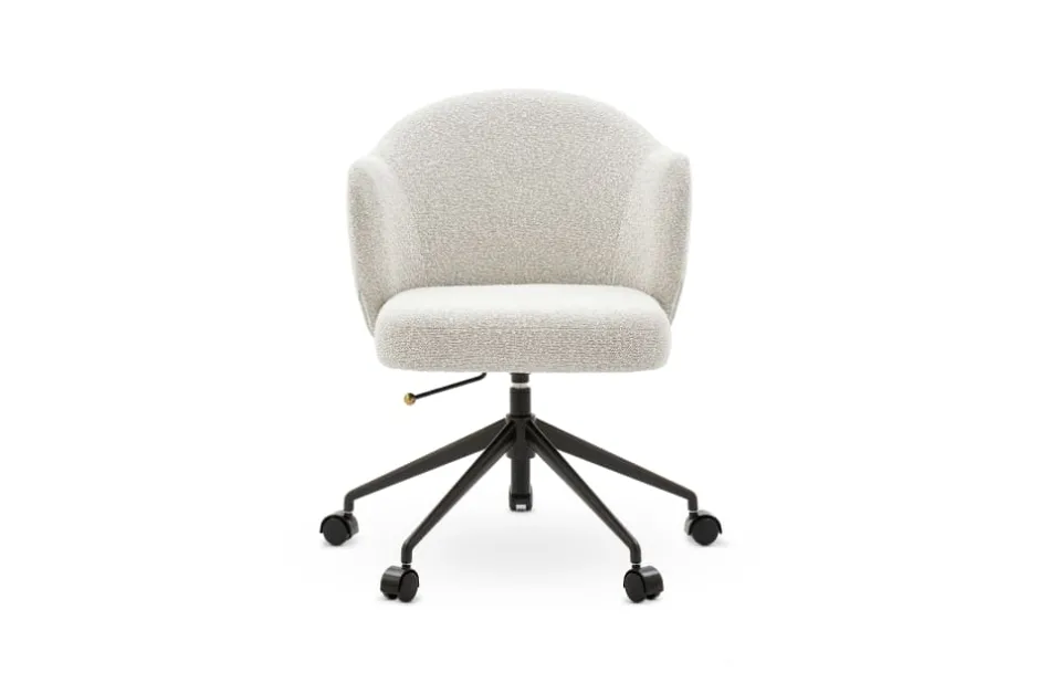 Best Simone Performance Bouclé Office Chair, Matte Black Office Chairs