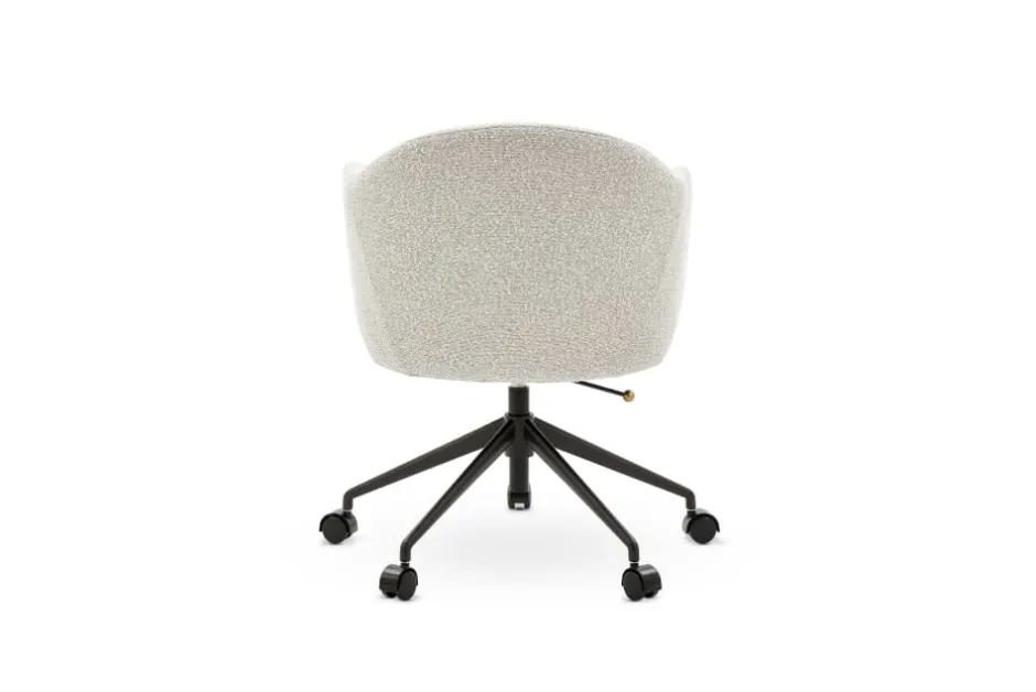 Best Simone Performance Bouclé Office Chair, Matte Black Office Chairs